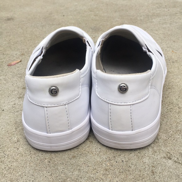 Guess | White Twisted Slip-On Sneakers - Picture 3 of 6